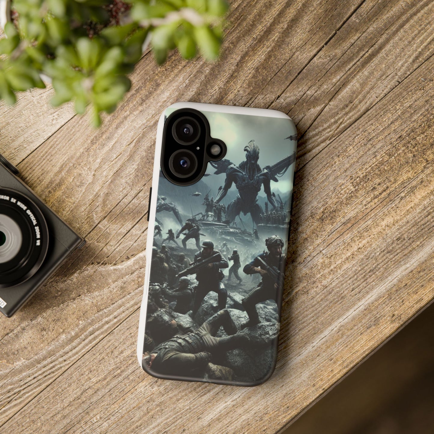 Phone Case - Battlefield War with Aliens Tough Cases