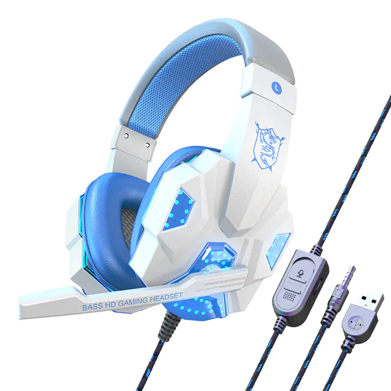 SY830 Wired Gaming Headset with LED Backlight and Mic