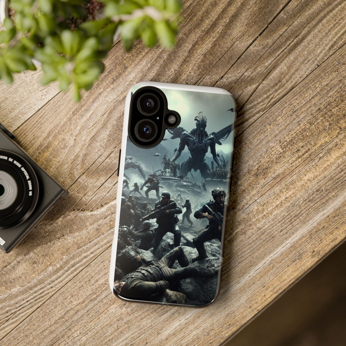 Phone Case - Battlefield War with Aliens Tough Cases