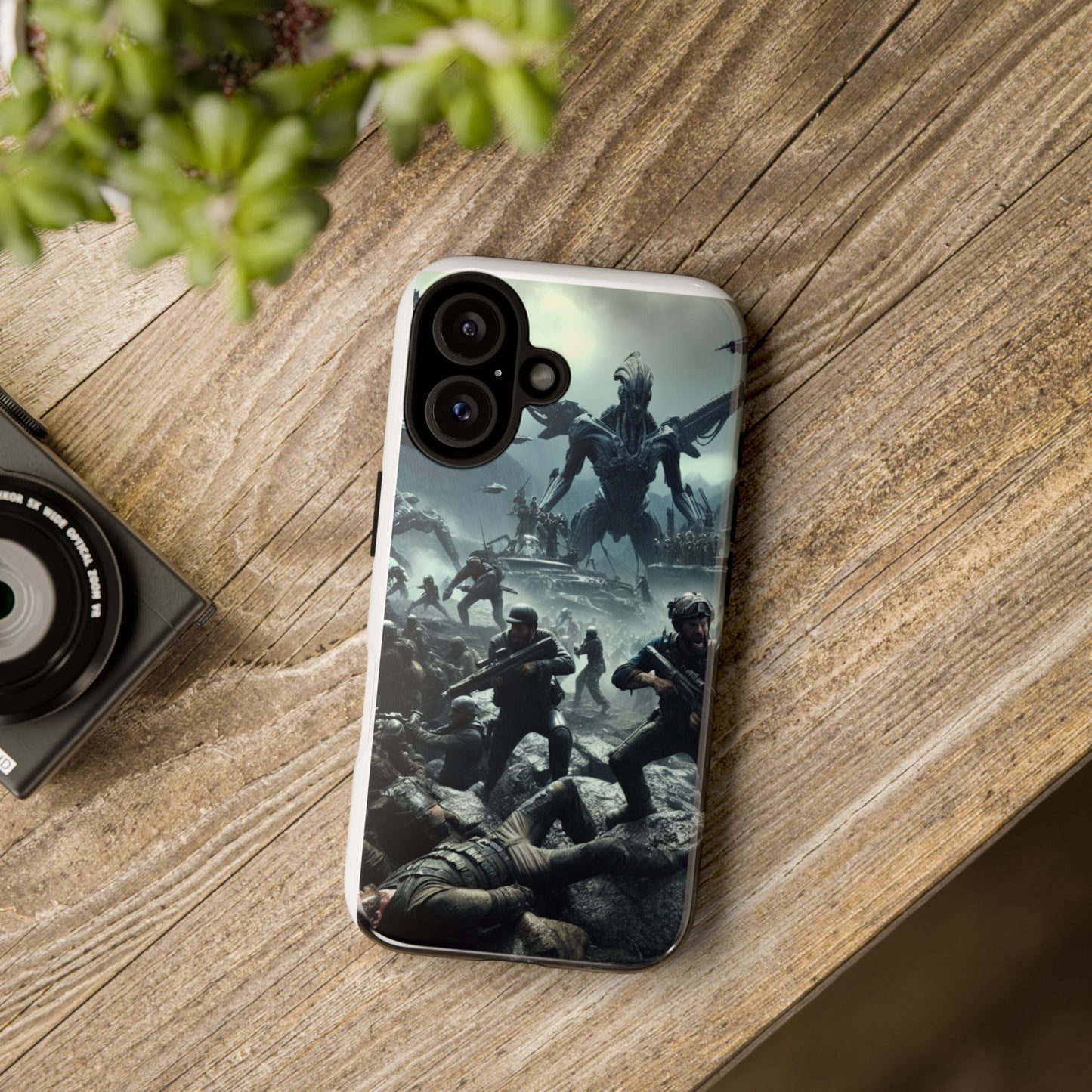 Phone Case - Battlefield War with Aliens Tough Cases