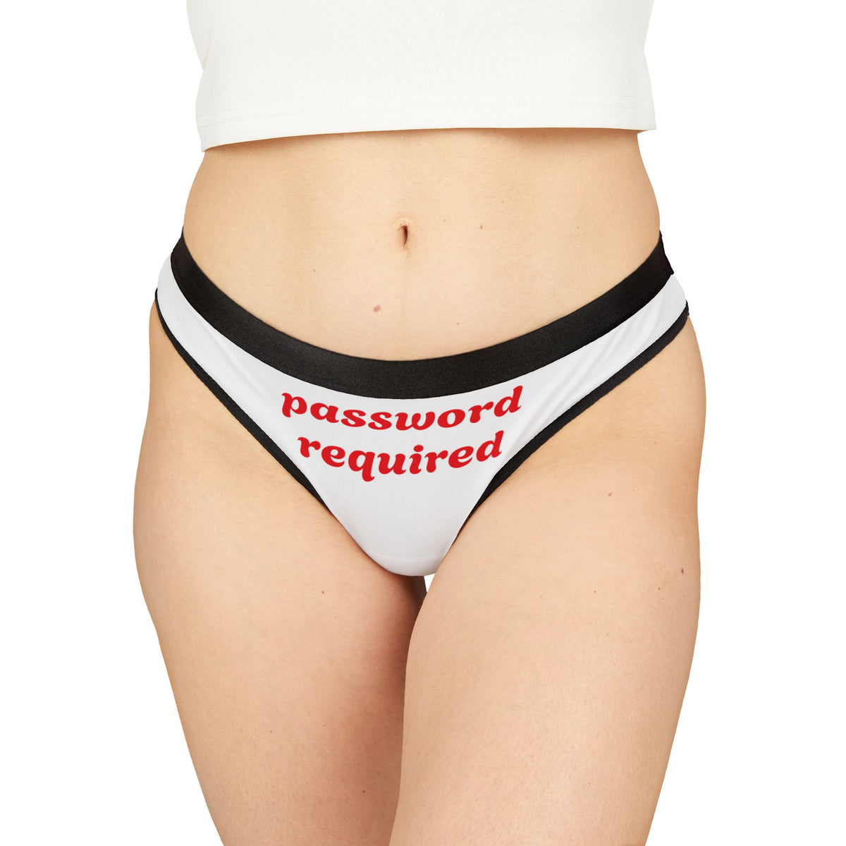 Sexy Password Required Women's Thongs