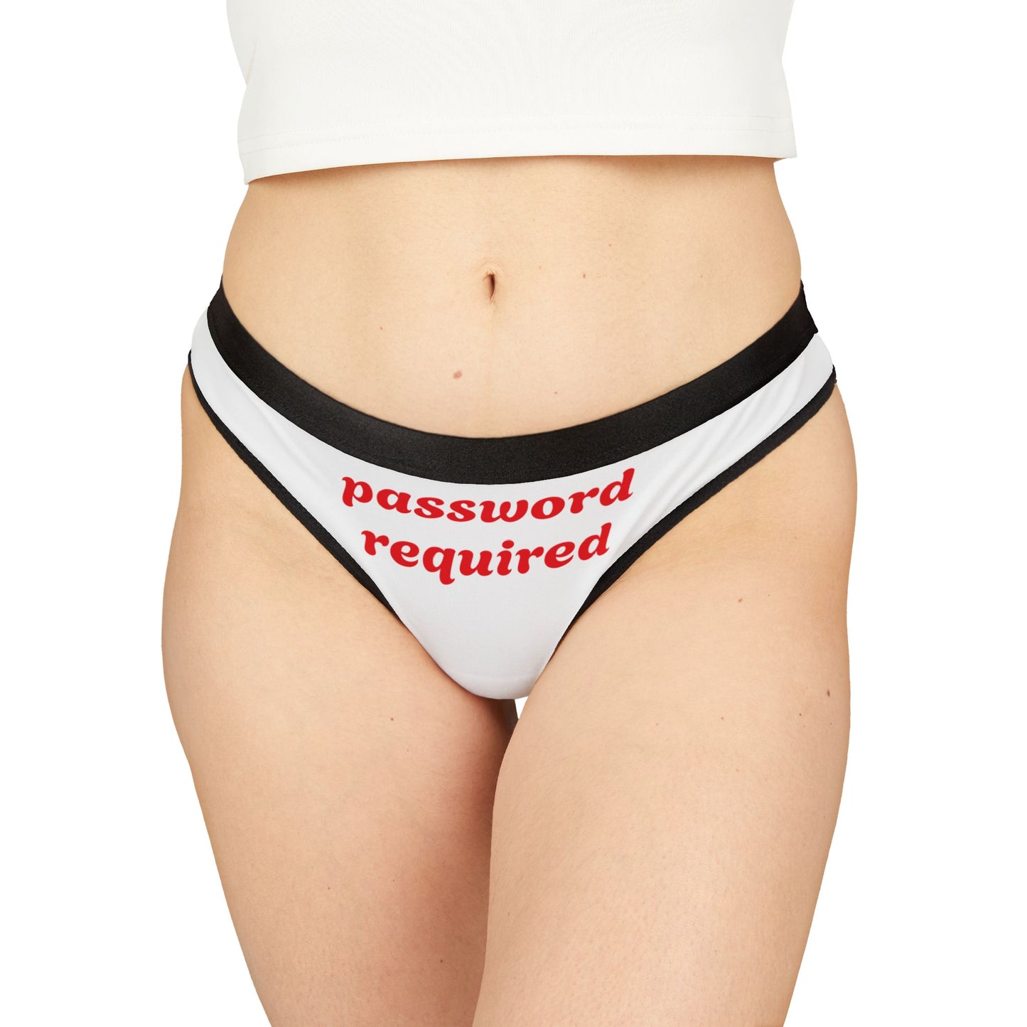 Sexy Password Required Women's Thongs