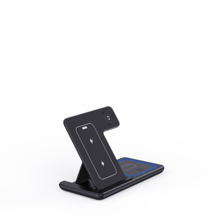 3-in-1 Ambient LED Fast Wireless Charging Stand