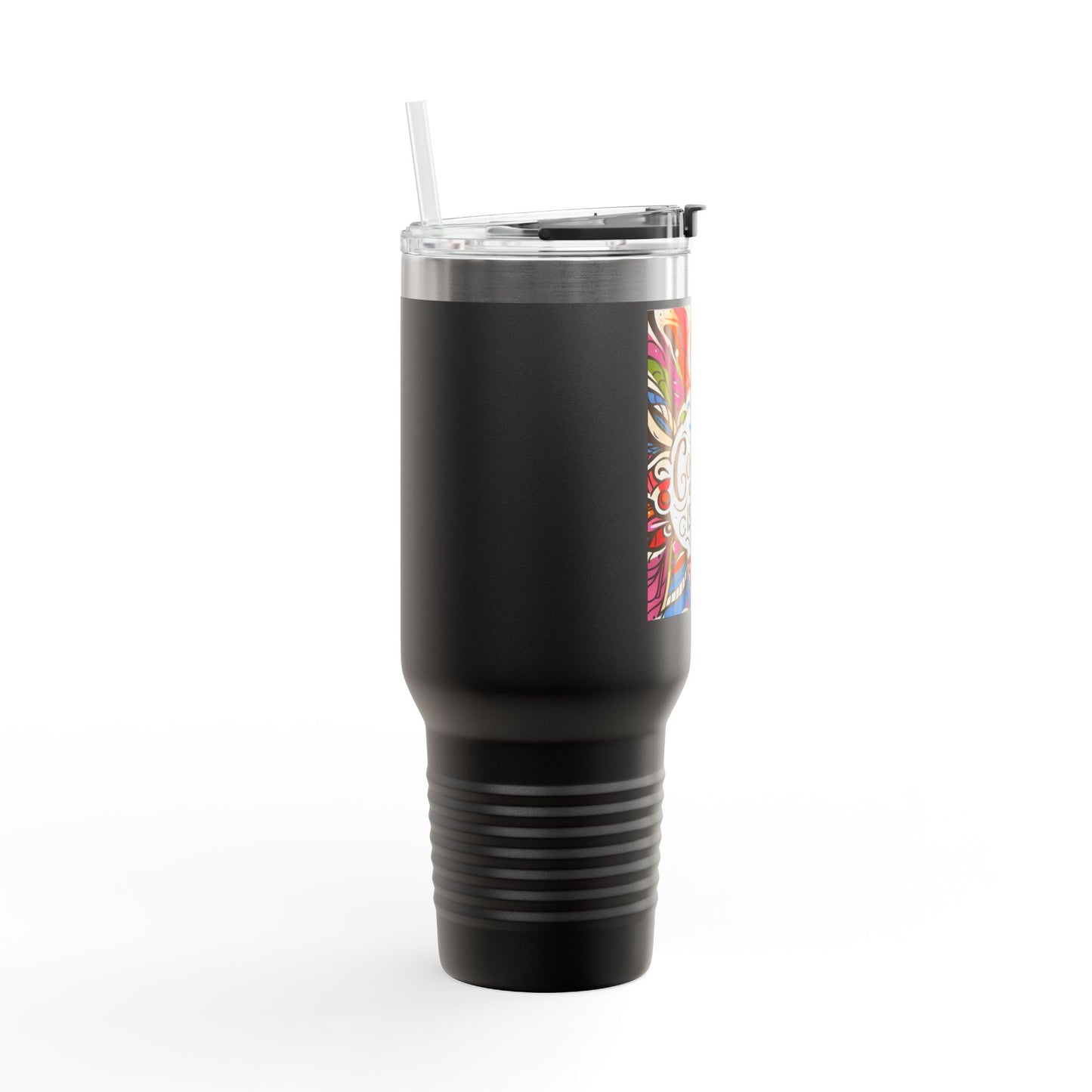 Coffe is life Travel Mug, 40oz Modern Style Insulated Coffee Cup