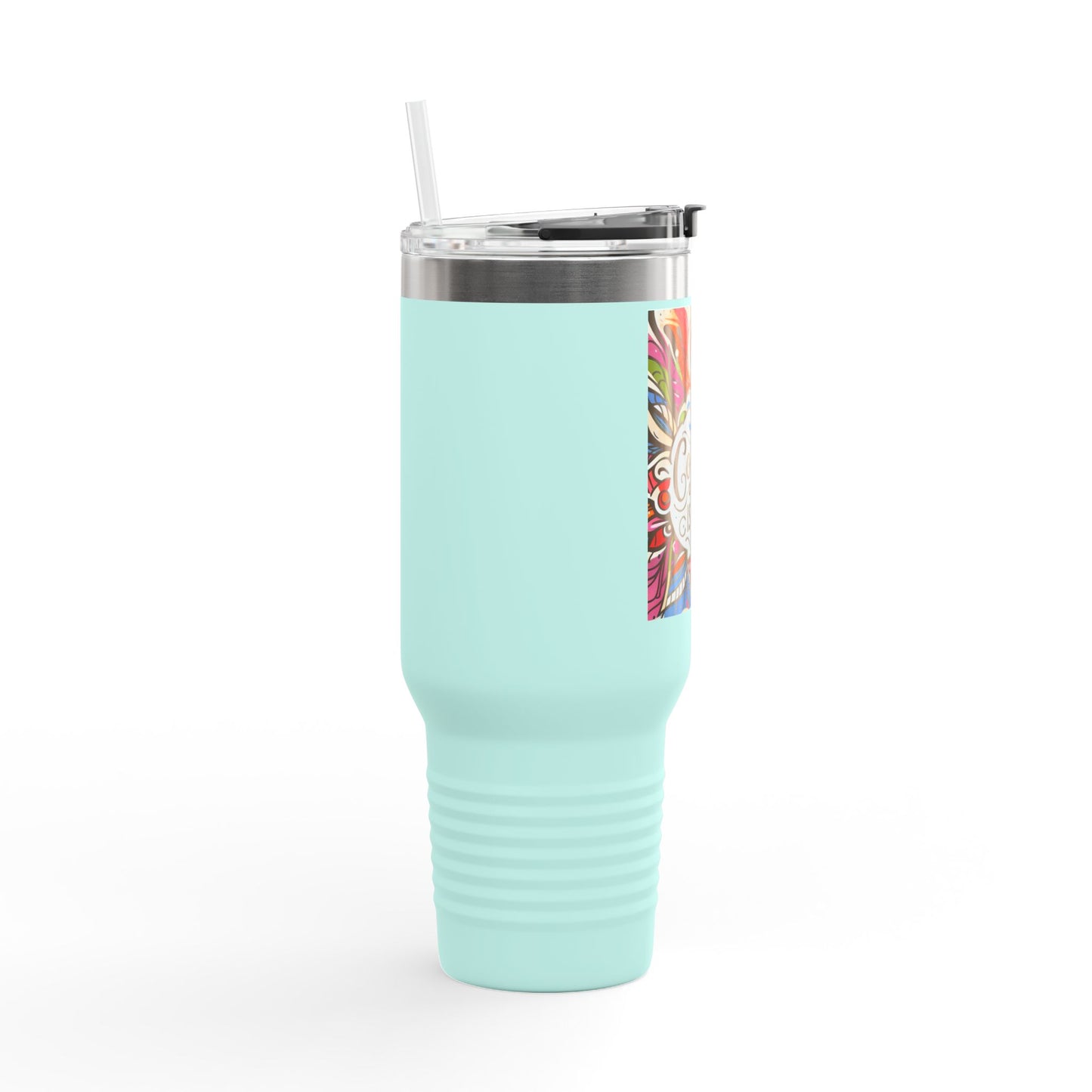 Coffe is life Travel Mug, 40oz Modern Style Insulated Coffee Cup