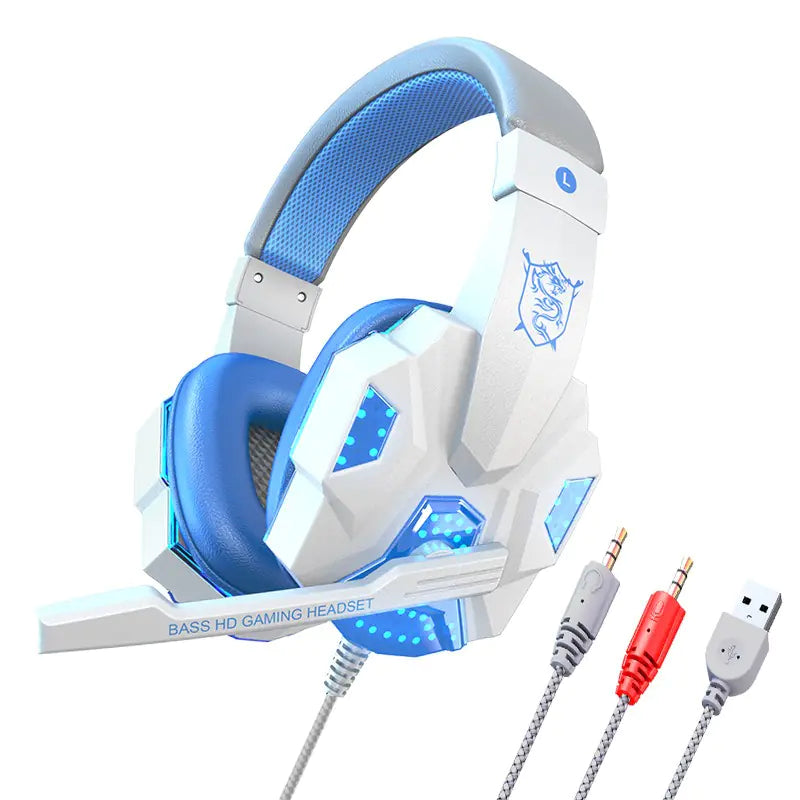 SY830 Wired Gaming Headset with LED Backlight and Mic