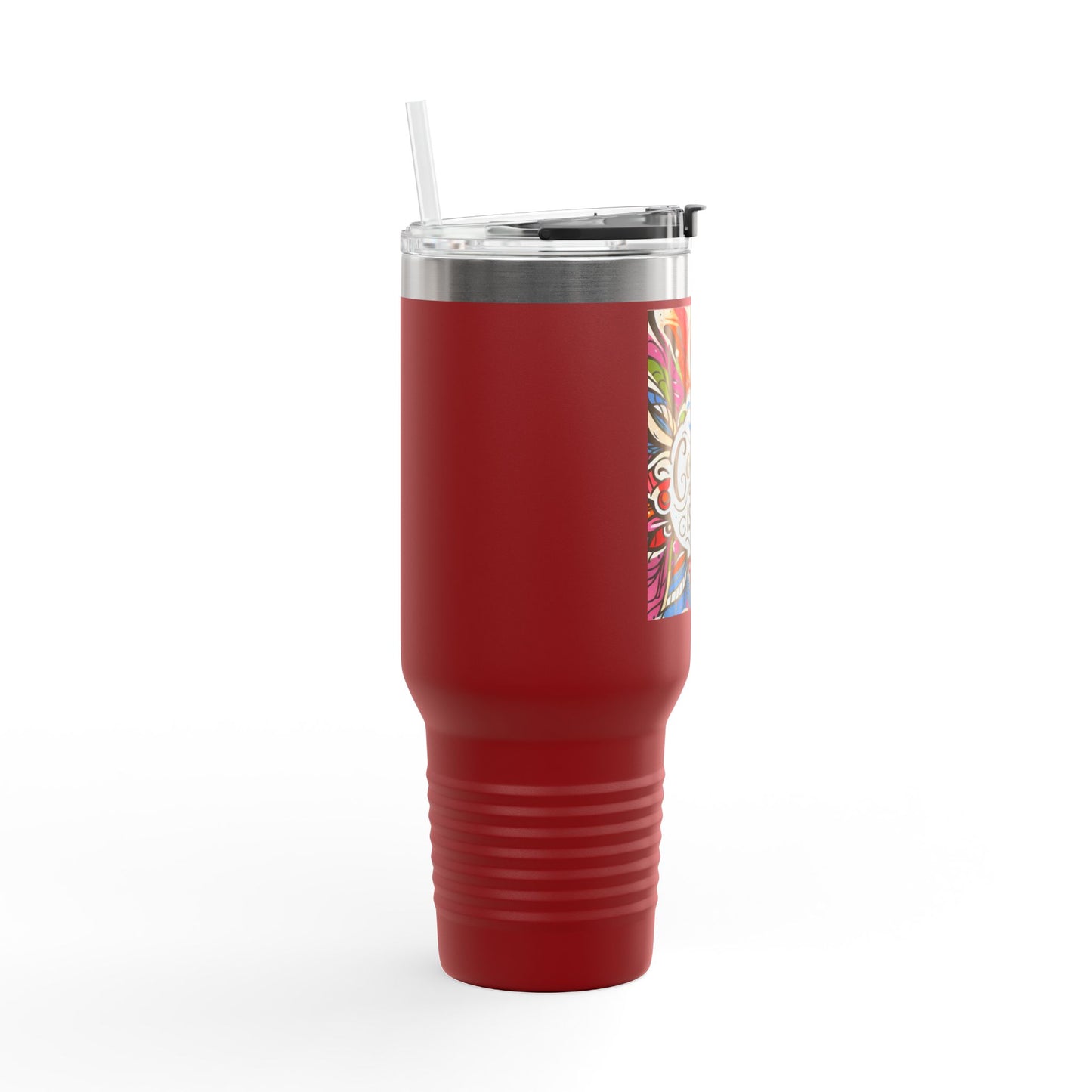 Coffe is life Travel Mug, 40oz Modern Style Insulated Coffee Cup