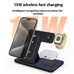 3-in-1 Ambient LED Fast Wireless Charging Stand thumbnail 9
