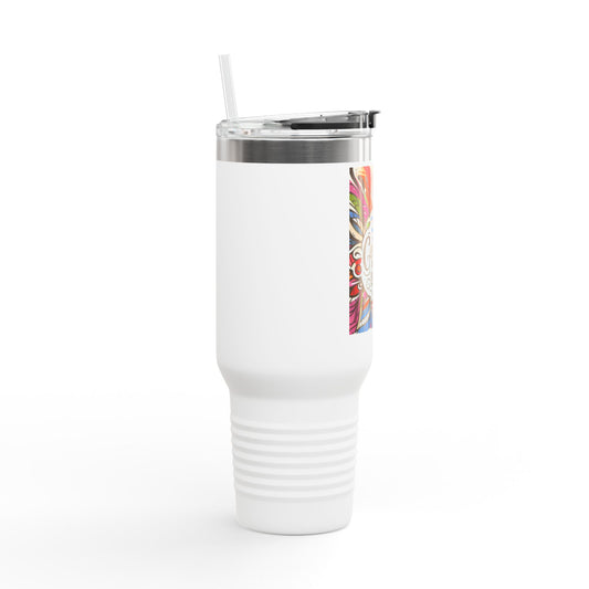 Coffe is life Travel Mug, 40oz Modern Style Insulated Coffee Cup