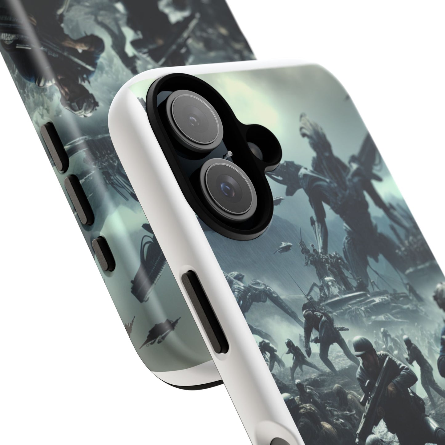 Phone Case - Battlefield War with Aliens Tough Cases