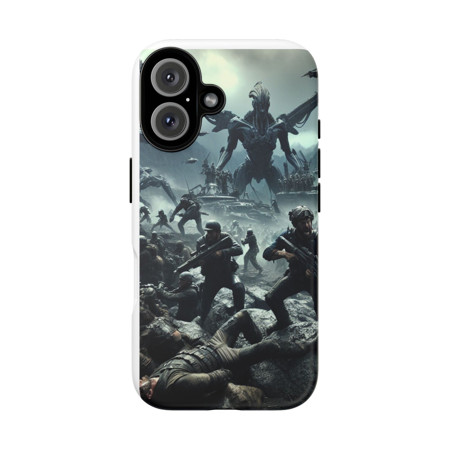 Phone Case - Battlefield War with Aliens Tough Cases
