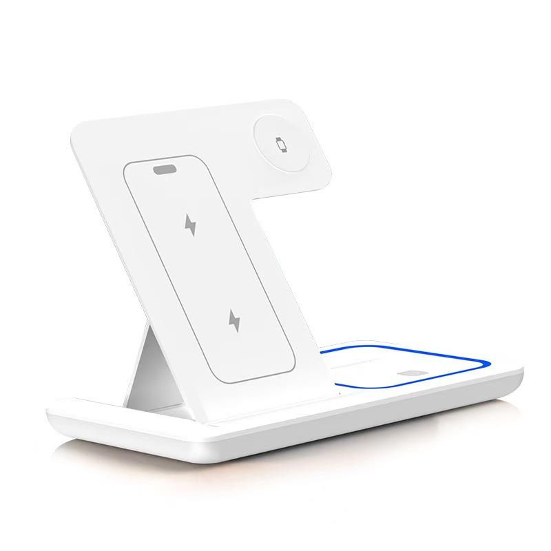 3-in-1 Ambient LED Fast Wireless Charging Stand
