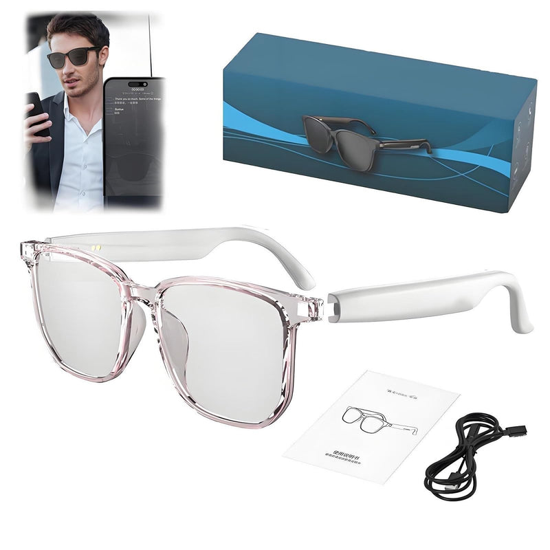 Multifunctional AI Bluetooth Smart Glasses Hy-C8 Pro Smart Glasses with Camera 2025 New Wireless Headphone Ai Smart Smart Glasses for Listening to Music & CallingSupport 75 Languages
