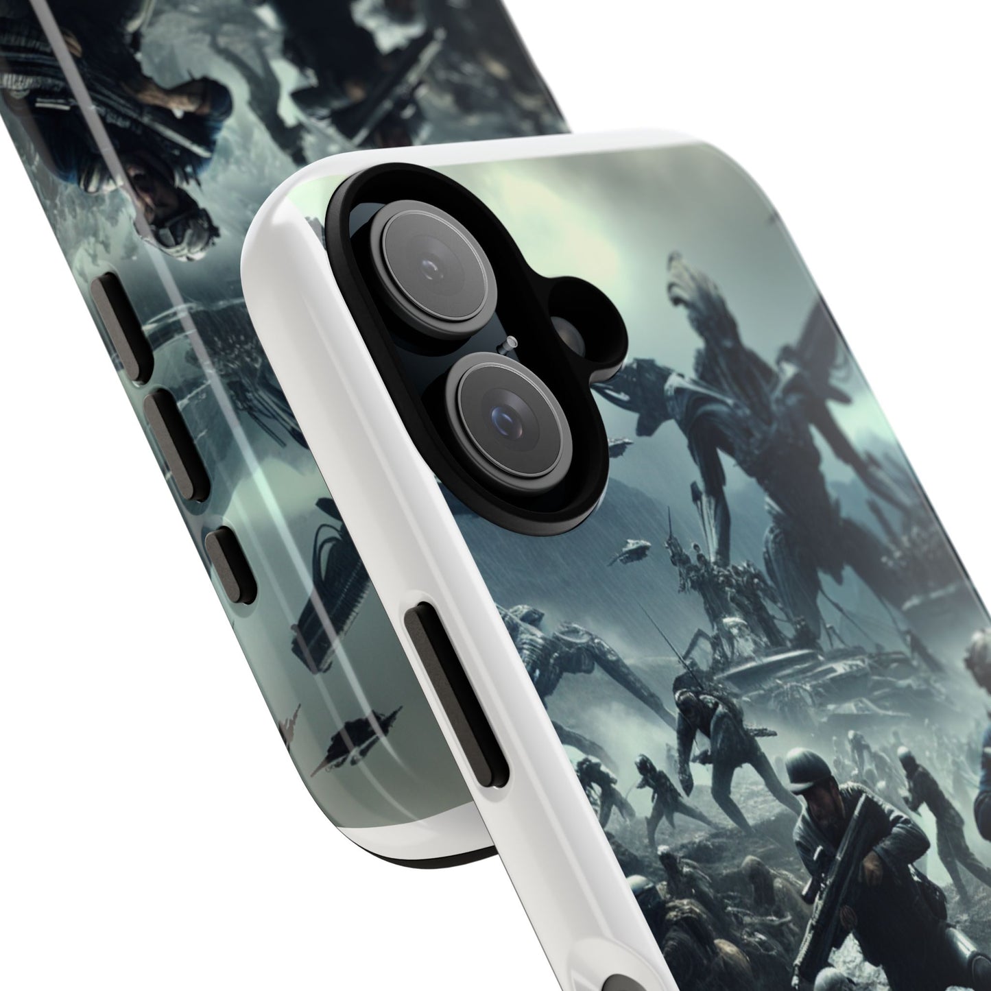 Phone Case - Battlefield War with Aliens Tough Cases
