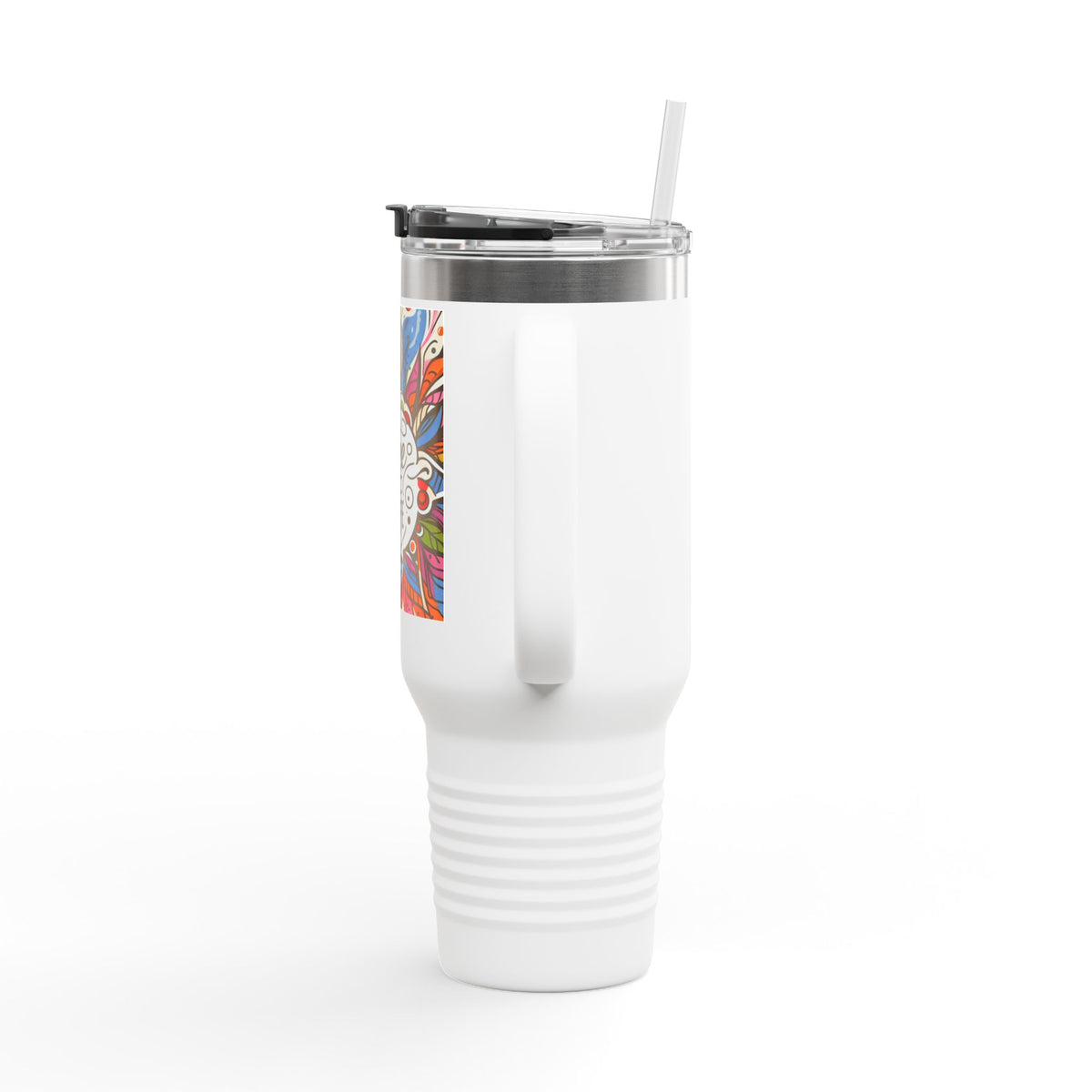 Coffe is life Travel Mug, 40oz Modern Style Insulated Coffee Cup