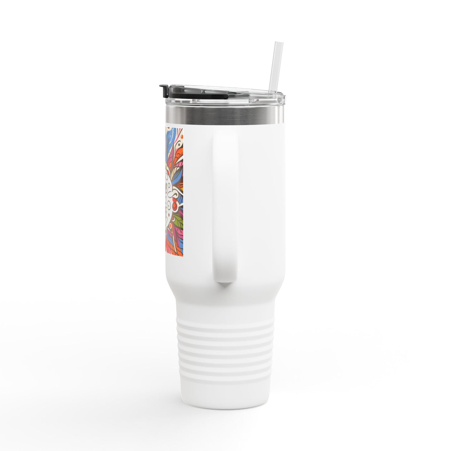 Coffe is life Travel Mug, 40oz Modern Style Insulated Coffee Cup