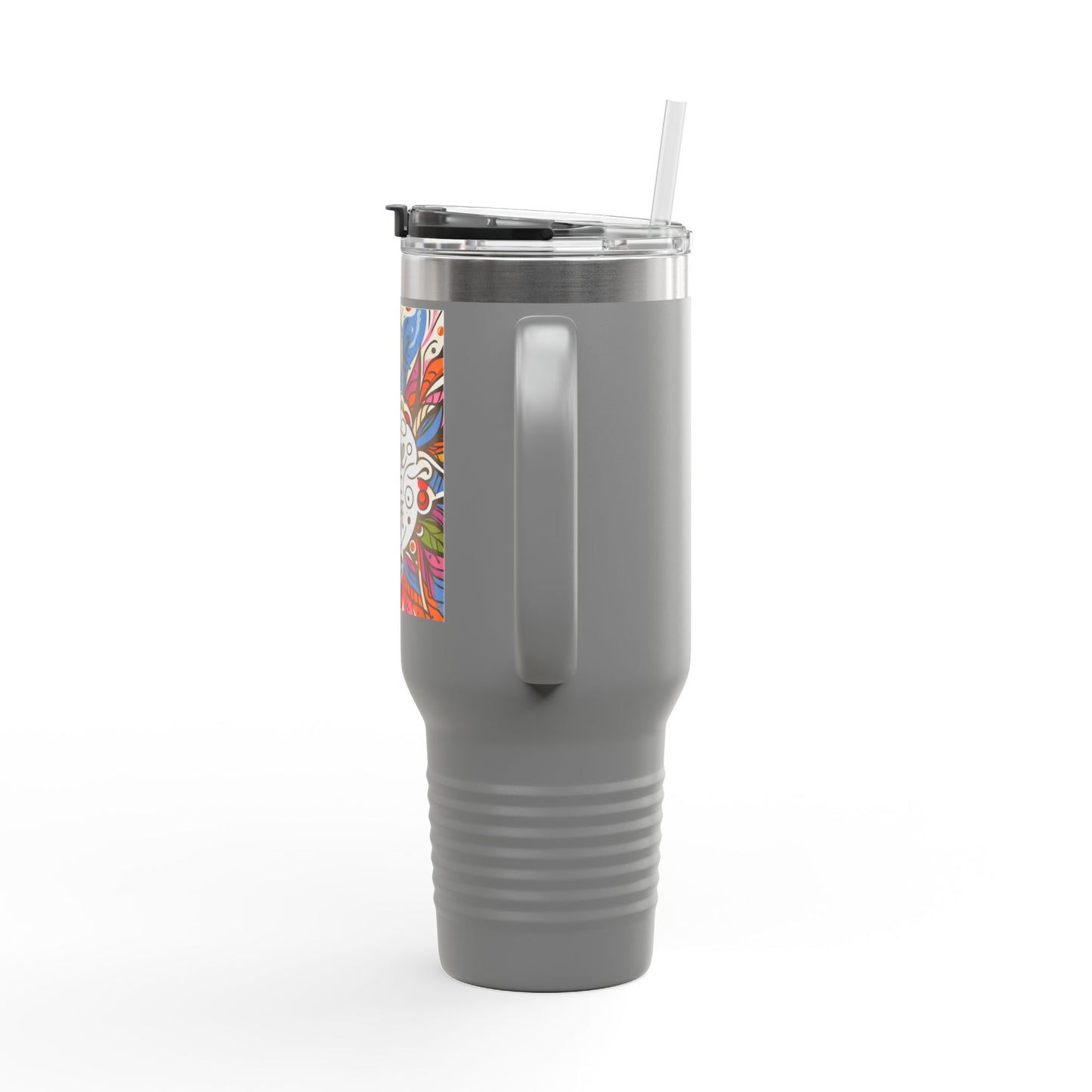 Coffe is life Travel Mug, 40oz Modern Style Insulated Coffee Cup