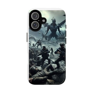 Phone Case - Battlefield War with Aliens Tough Cases