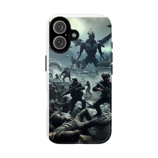 Phone Case - Battlefield War with Aliens Tough Cases