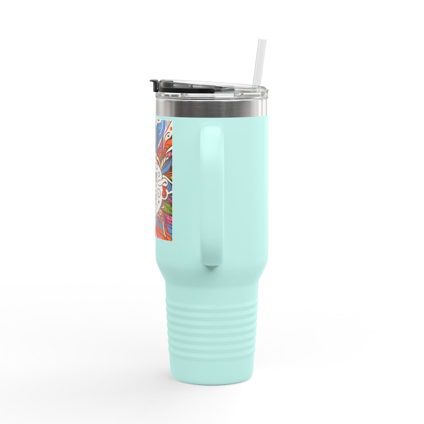 Coffe is life Travel Mug, 40oz Modern Style Insulated Coffee Cup