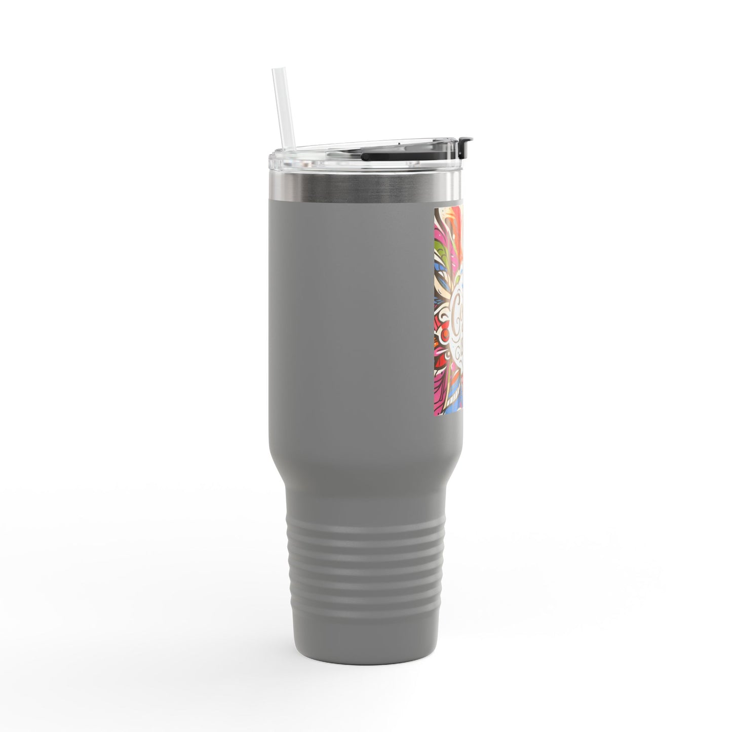 Coffe is life Travel Mug, 40oz Modern Style Insulated Coffee Cup