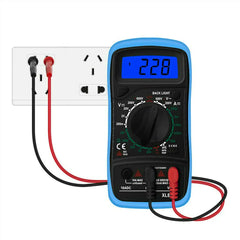 Digital Multimeter AC DC Voltmeter Ammeter Ohmmeter Volt Tester Meter XL830L USA thumbnail 13