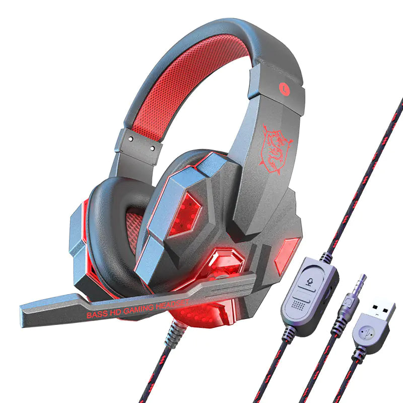 SY830 Wired Gaming Headset with LED Backlight and Mic