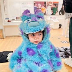 Cute Animal Baby Jumpsuit With Hooded Zipper thumbnail 3