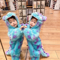 Cute Animal Baby Jumpsuit With Hooded Zipper thumbnail 7