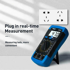 Digital Multimeter AC DC Voltmeter Ammeter Ohmmeter Volt Tester Meter XL830L USA thumbnail 7