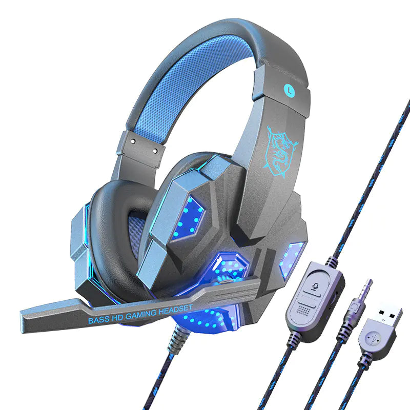 SY830 Wired Gaming Headset with LED Backlight and Mic