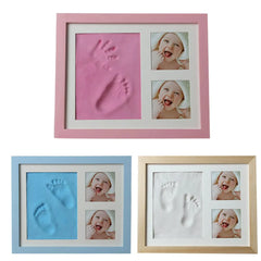 Cherished Moments: Baby Hand & Footprint Kit with Solid Wooden Frame - A Timeless Growth Memory Gift! thumbnail 9
